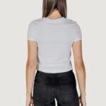 T-shirt Calvin Klein Jeans SCRIPT INSTITUTIONAL Bianco - Foto 4