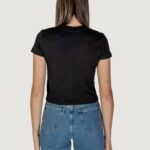 T-shirt Calvin Klein Jeans SCRIPT INSTITUTIONAL Nero - Foto 4