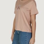 T-shirt Calvin Klein Jeans EMBROIDERED MONOLOGO Rosa Antico - Foto 2