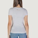 T-shirt Guess SS CN CHEETA LOGO Bianco - Foto 3