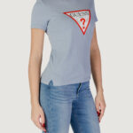 T-shirt Guess SS CN ORIGINAL TEE Celeste - Foto 3