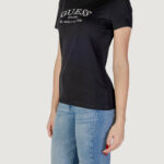 T-shirt Guess MARGOT SS Nero - Foto 2