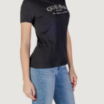 T-shirt Guess MARGOT SS Nero - Foto 3