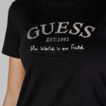 T-shirt Guess MARGOT SS Nero - Foto 5