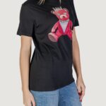 T-shirt Guess SS PINK BEAR NEW Nero - Foto 3