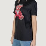 T-shirt Guess SS PINK BEAR NEW Nero - Foto 4