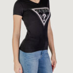 T-shirt Guess SS VN PYTHON TRIANGLE Nero - Foto 4