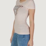 T-shirt Guess SS CN CHEETA LOGO Rosa - Foto 2