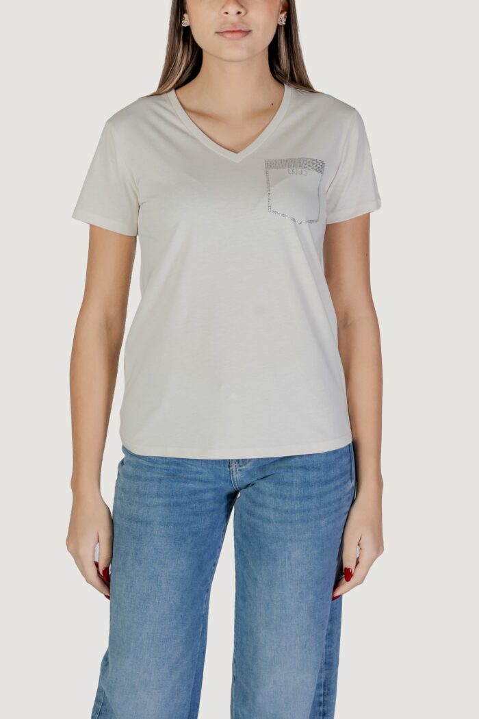 T-shirt Liu-jo ECS MODA M/C Latte