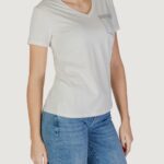 T-shirt Liu-Jo ECS MODA M/C Latte - Foto 3