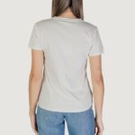 T-shirt Liu-Jo ECS MODA M/C Latte - Foto 4