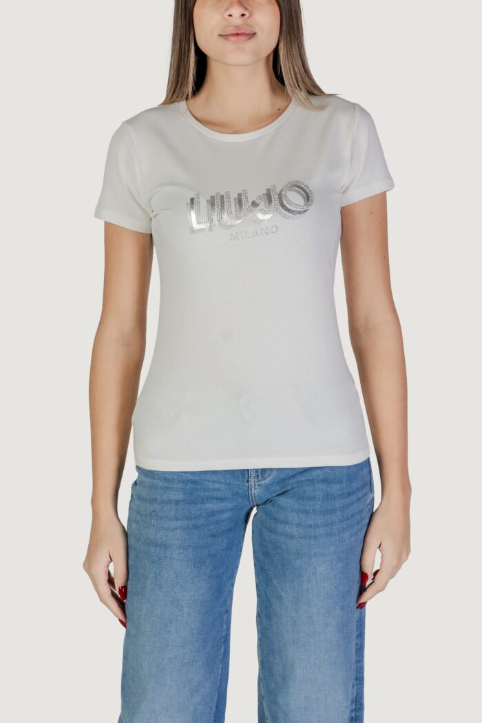 T-shirt Liu-jo ECS MODA M/C Latte