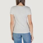 T-shirt Liu-Jo ECS MODA M/C Latte - Foto 4