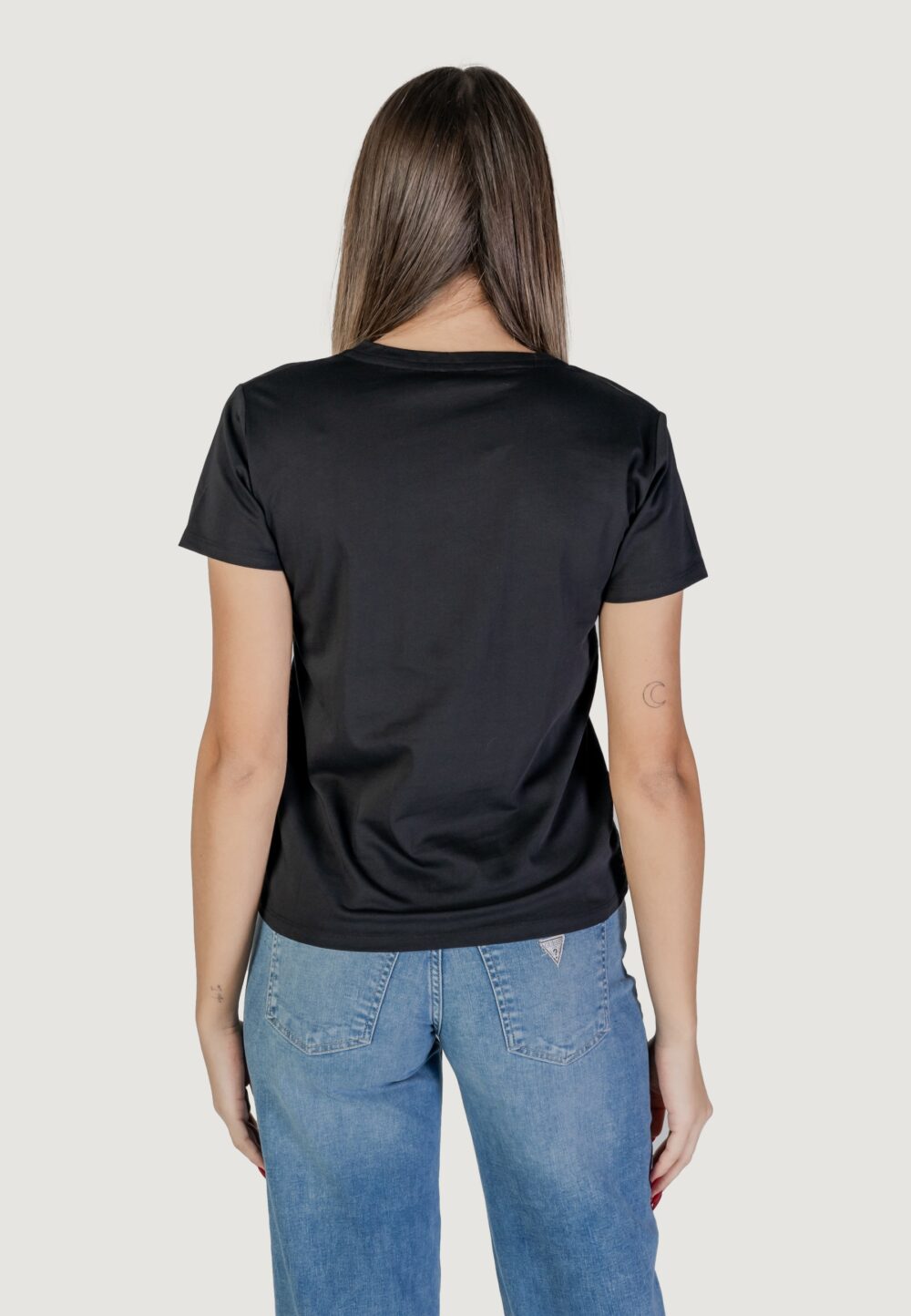 T-shirt Liu-Jo ECS MODA M/C Nero - Foto 4