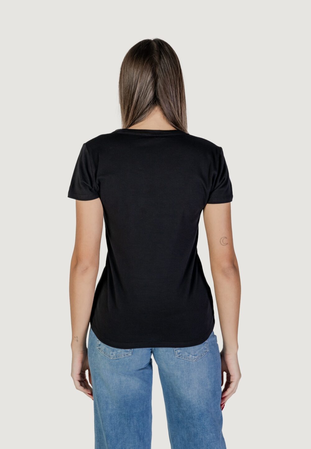 T-shirt Liu-Jo ECS MODA M/C Nero - Foto 4