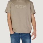 T-shirt Replay  Beige - Foto 1