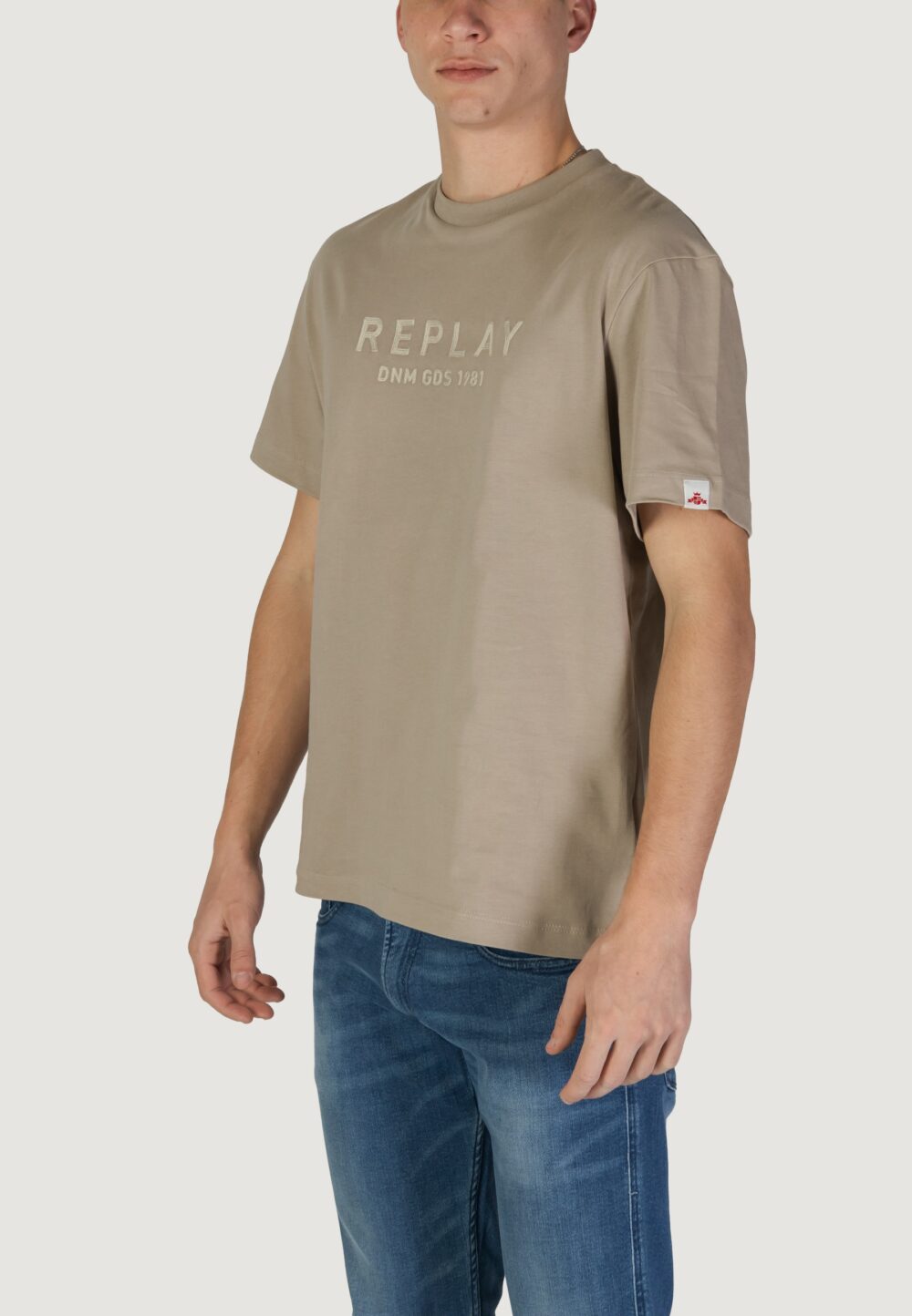 T-shirt Replay  Beige - Foto 2