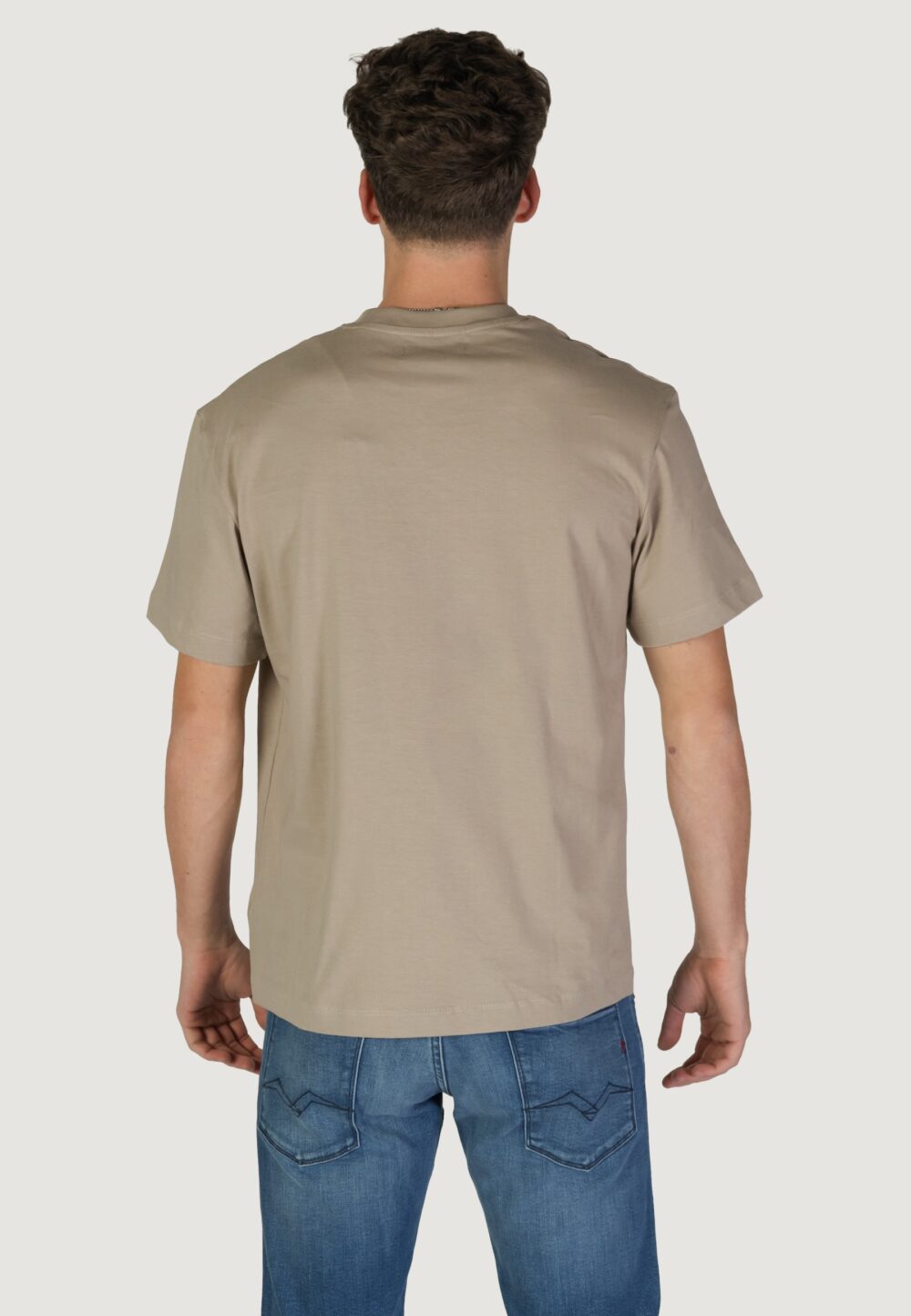 T-shirt Replay  Beige - Foto 4