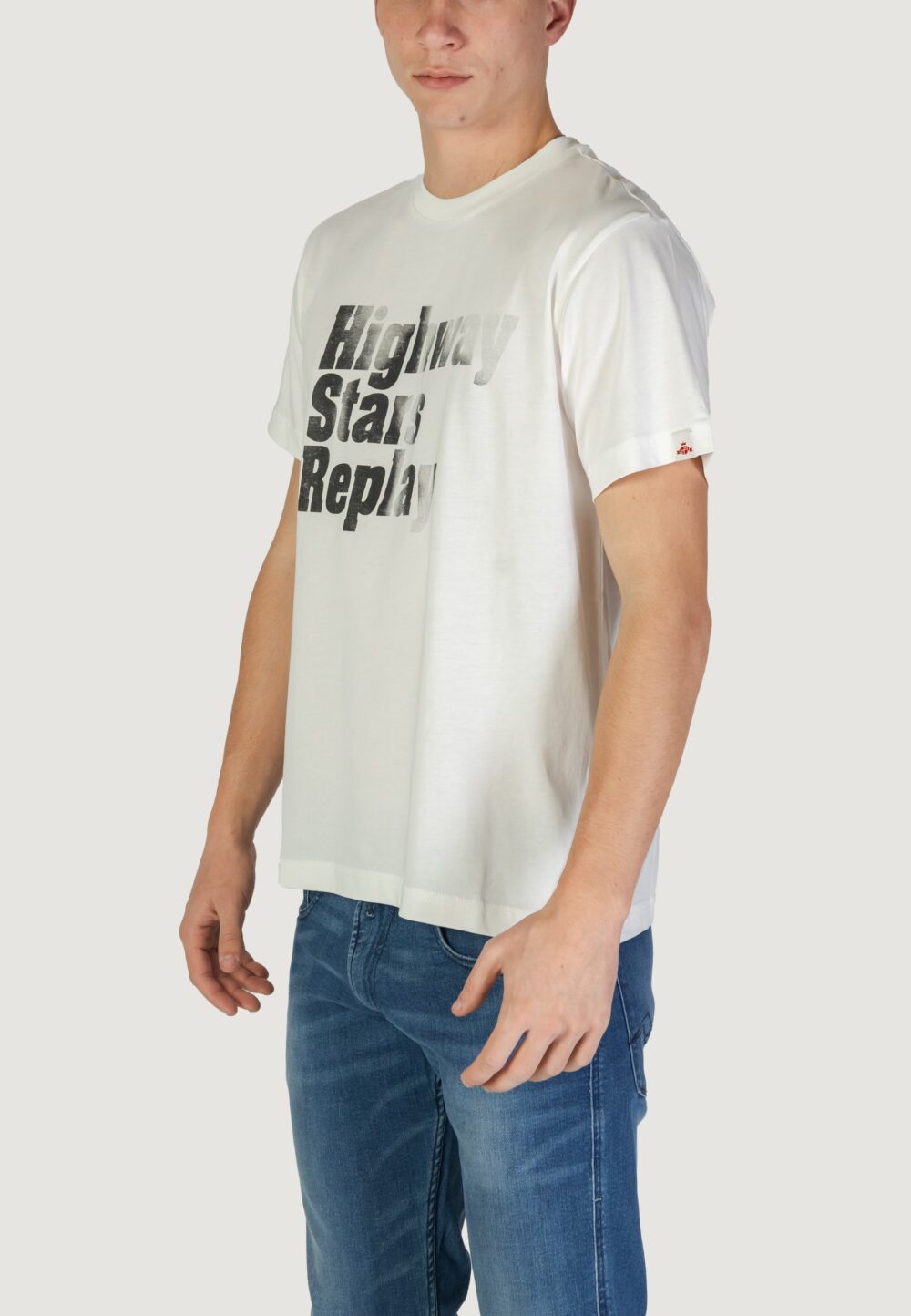 T-shirt Replay  Bianco - Foto 2