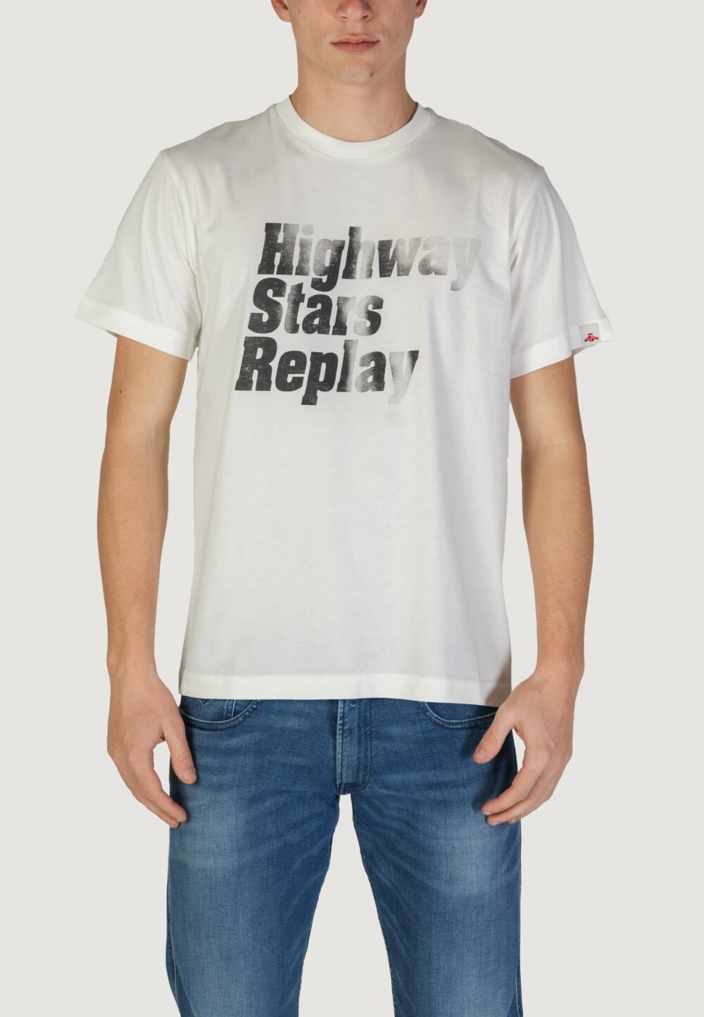 T-shirt Replay  Bianco - Foto 5