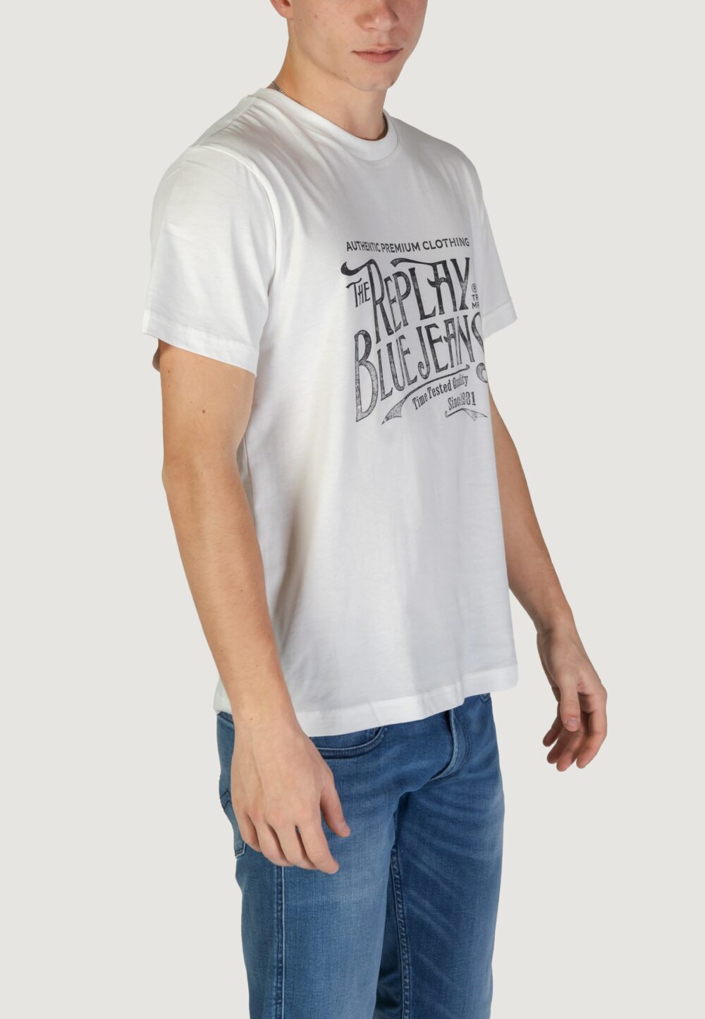 T-shirt Replay  Bianco - Foto 2