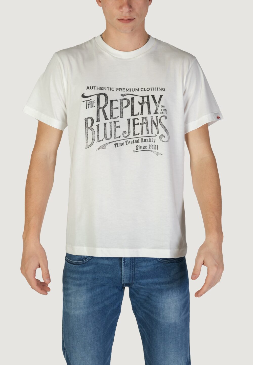 T-shirt Replay  Bianco - Foto 5