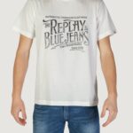 T-shirt Replay  Bianco - Foto 5