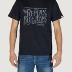 T-shirt Replay  Blue scuro - Foto 5