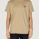 T-shirt Tommy Hilfiger Jeans TJM REG BADGE TEE Beige scuro - Foto 1