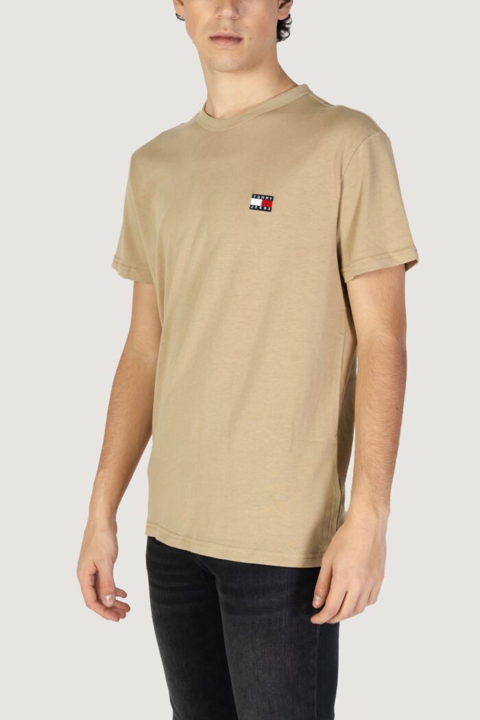 T-shirt Tommy Hilfiger TJM REG BADGE TEE Beige scuro