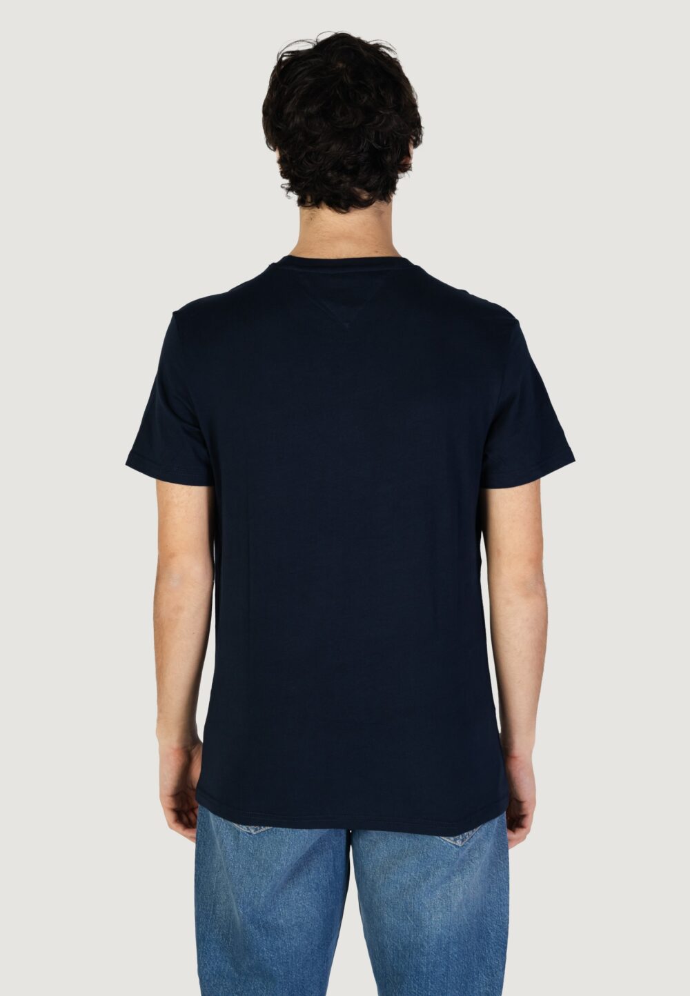 T-shirt Tommy Hilfiger Jeans TJM LINEAR Blu - Foto 3