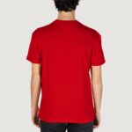 T-shirt Tommy Hilfiger Jeans TJM REG LINEAR LOGO Rosso - Foto 3