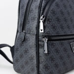 Zaino Guess MANHATTAN LARGE BACKPACK Antracite - Foto 4