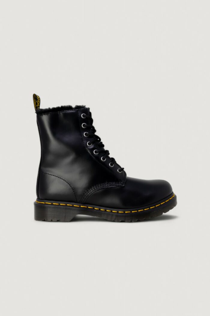 Anfibi Dr. Martens 1460 SERENA DARK GREY Nero