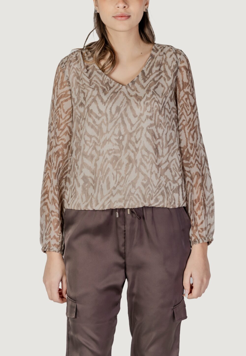 Bluse manica lunga Street One  Beige - Foto 1