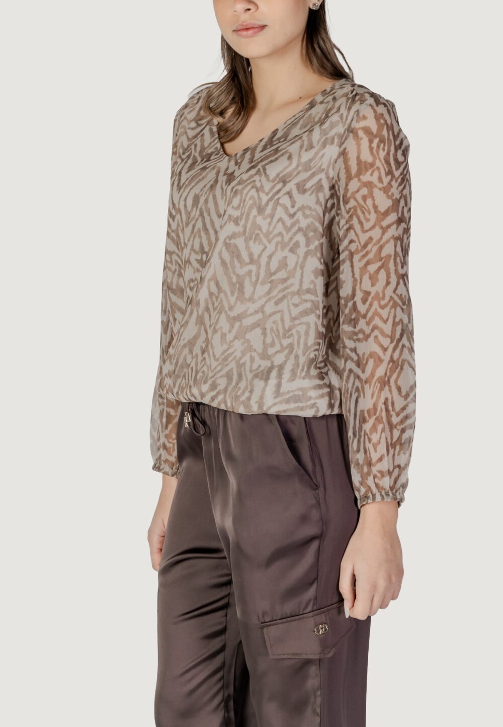 Bluse manica lunga Street One  Beige - Foto 2