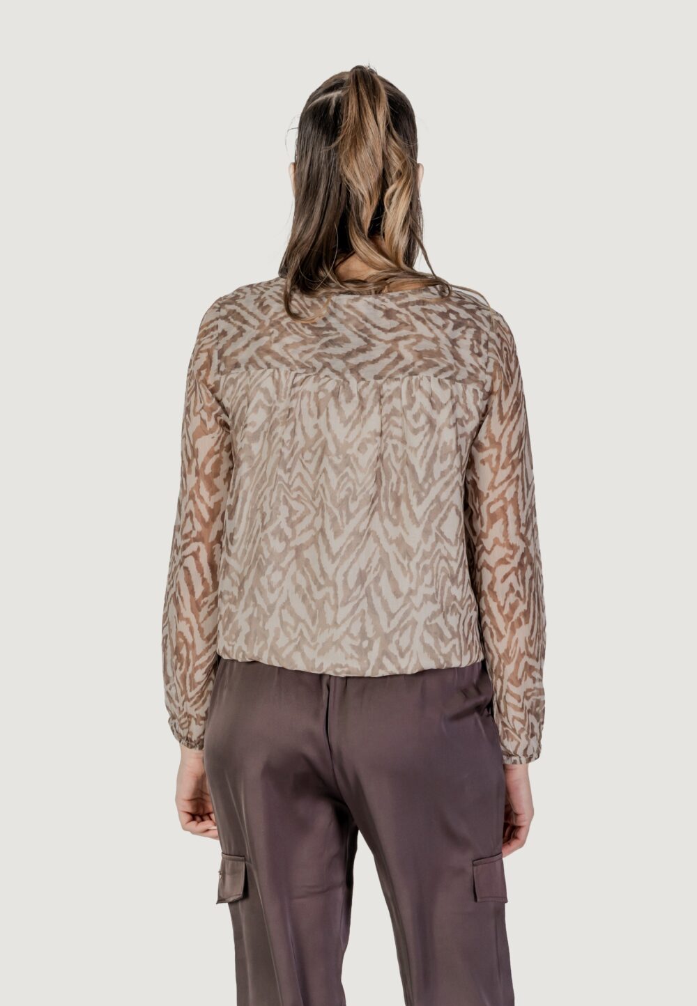 Bluse manica lunga Street One  Beige - Foto 4