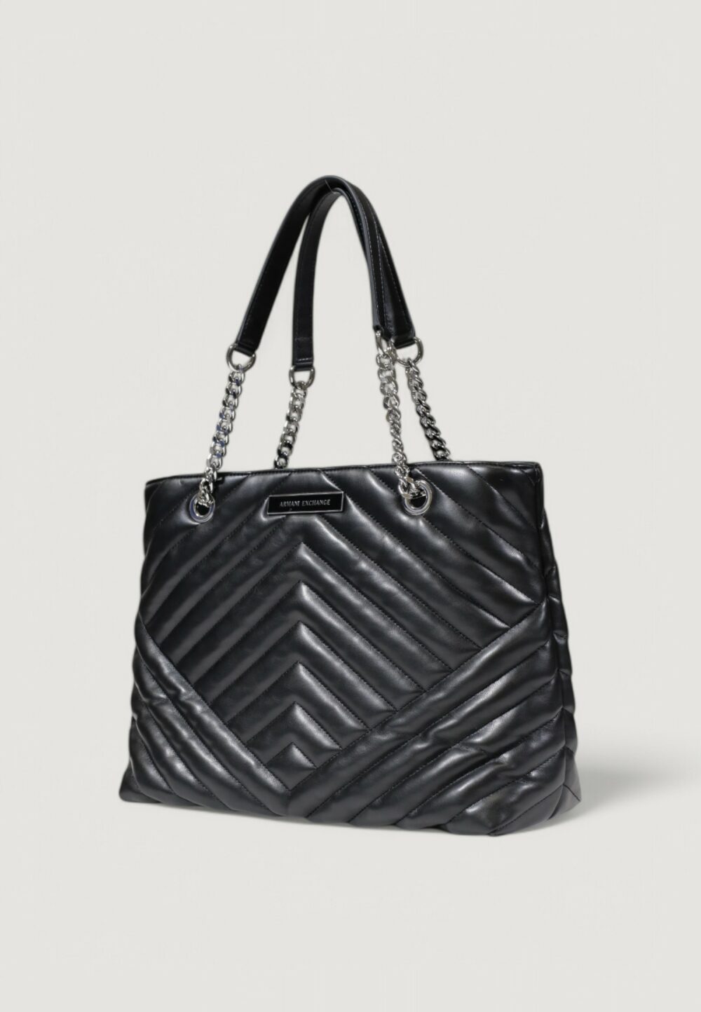 Borsa Armani Exchange SHOPPING Nero - Foto 3