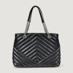 Borsa Armani Exchange SHOPPING Nero - Foto 4