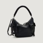 Borsa Desigual BAG_HALF ASTANA BLACK Nero - Foto 4