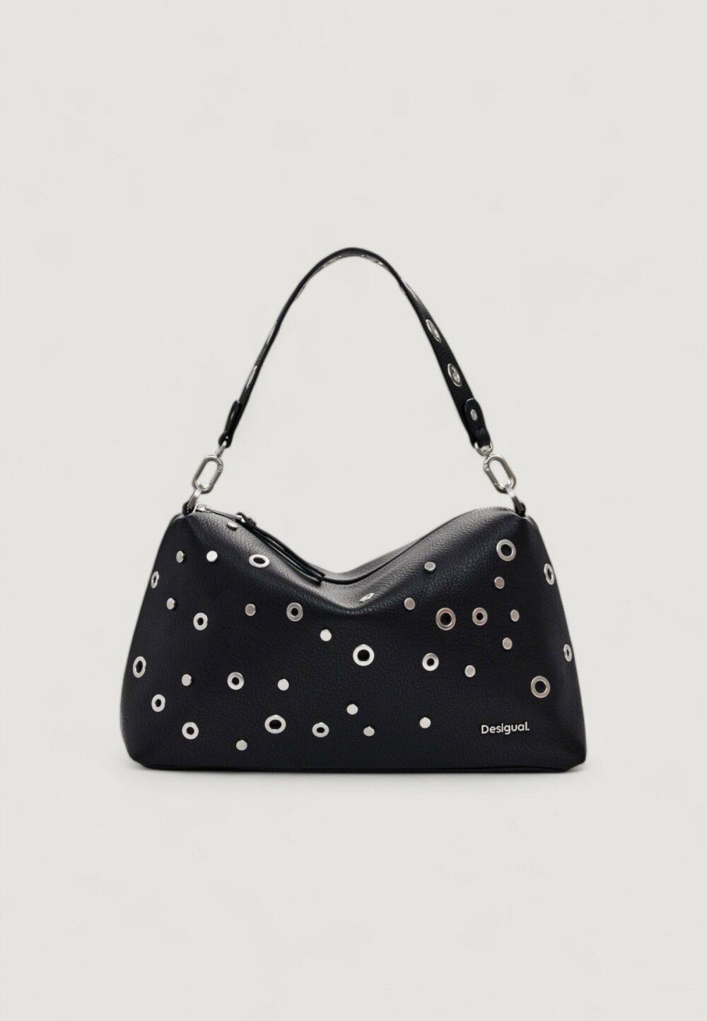 Borsa Desigual BAG_REBEL BERGAMO BLACK Nero - Foto 1