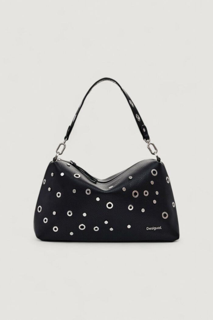 Borsa Desigual BAG_REBEL BERGAMO BLACK Nero