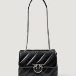 Borsa Pinko LOVE BIG PUFF CL. SHEEP NAPPA Black Silver - Foto 1