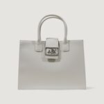 Borsa Armani Exchange SHOPPING Beige chiaro - Foto 5