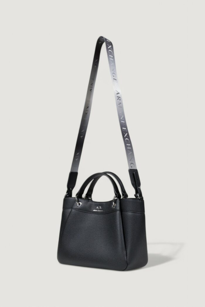 Borsa Armani Exchange SHOPPING Nero