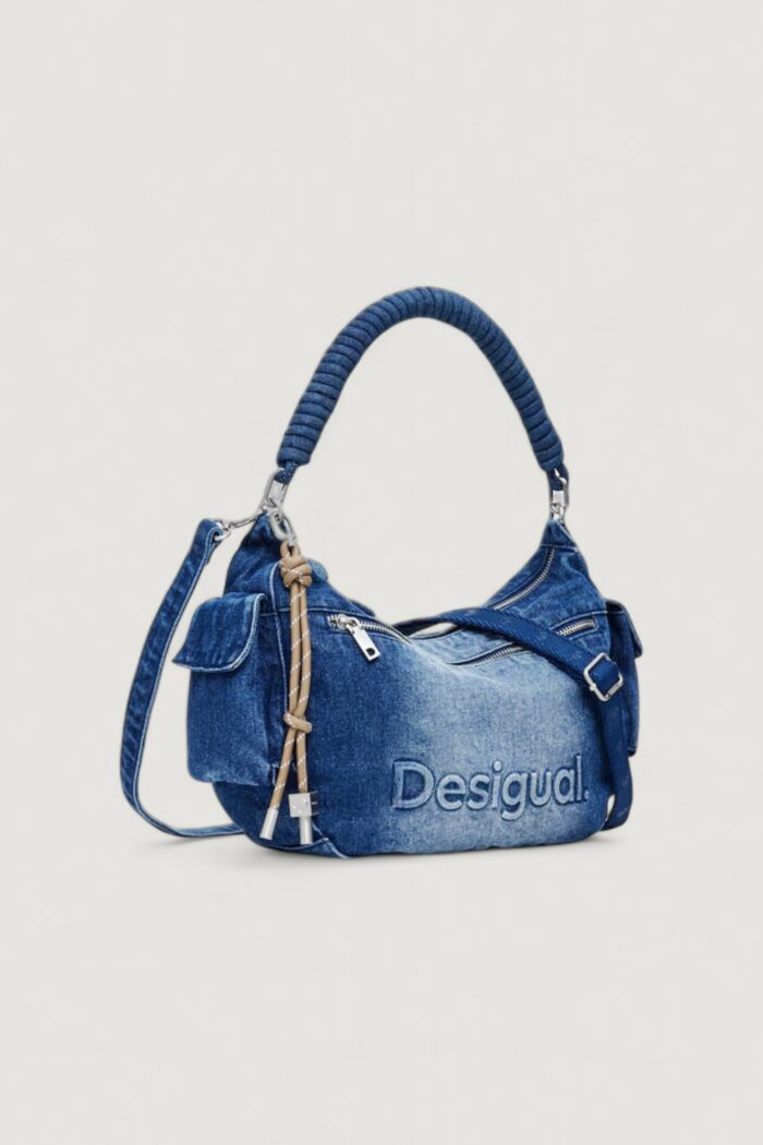 Borsa Desigual BAG HALF LOGO DENIM ASTANA Denim