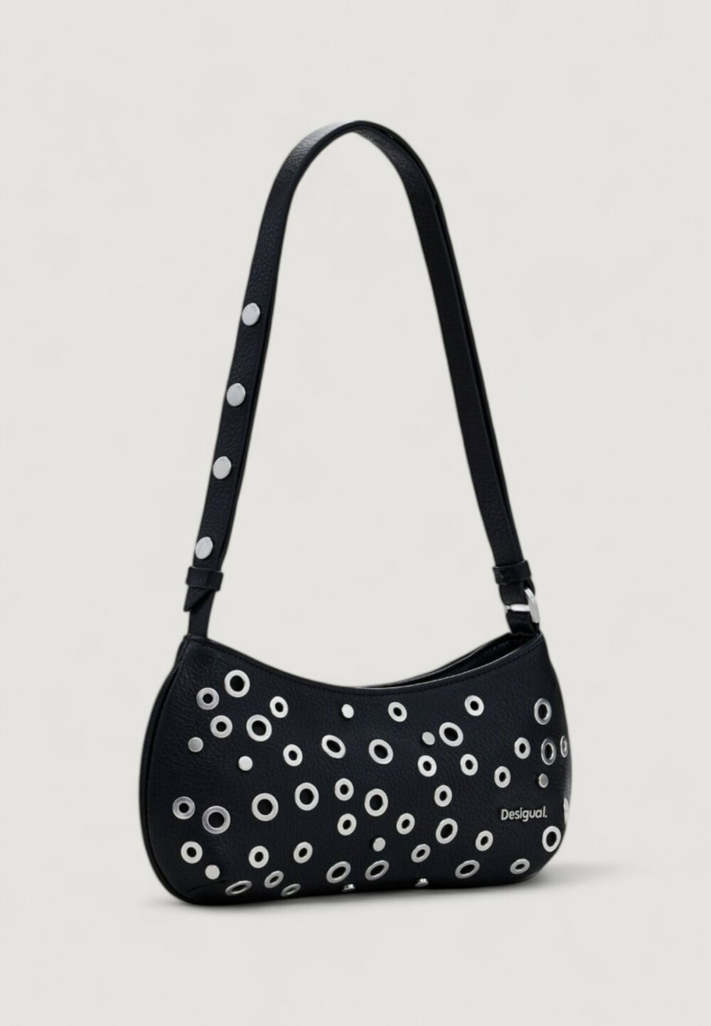 Borsa Desigual BAG_REBEL ALSACIA BLACK Nero - Foto 5