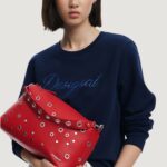 Borsa Desigual BAG_REBEL BERGAMO RED Rosso - Foto 3