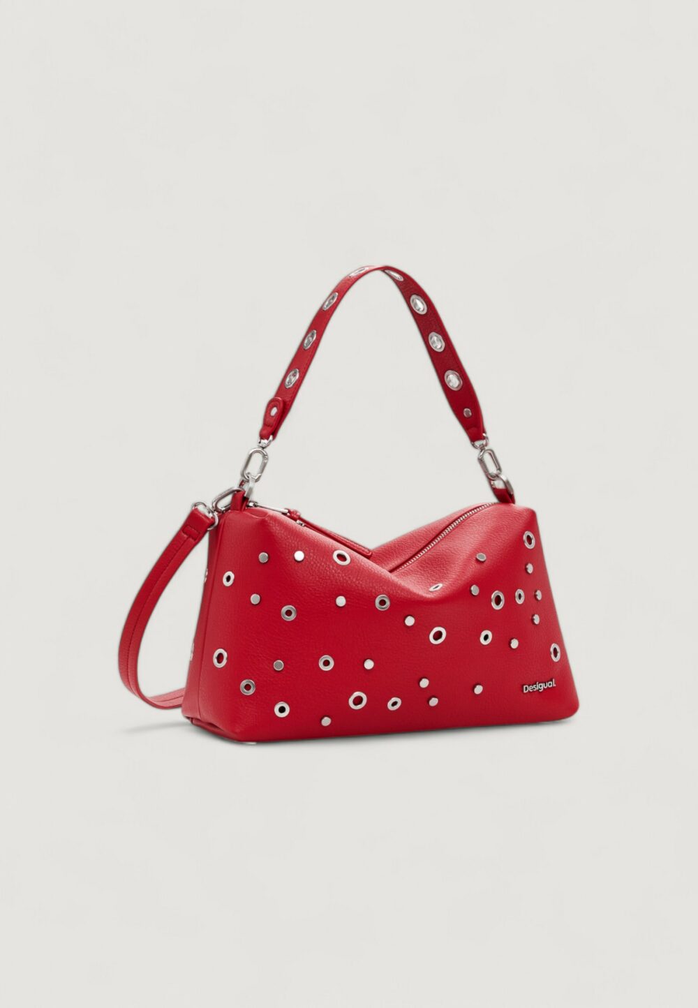 Borsa Desigual BAG_REBEL BERGAMO RED Rosso - Foto 5