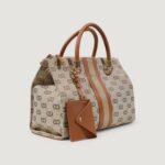 Borsa Liu-Jo M SATCHEL Beige - Foto 3